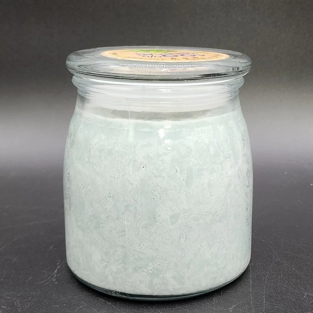 Farm Grown 14oz Blue Riverside Meadow Soy Wax Candle 2-Wick Farmhouse Rustic Dec